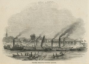 Régate sur la Tamise au pont de Putney