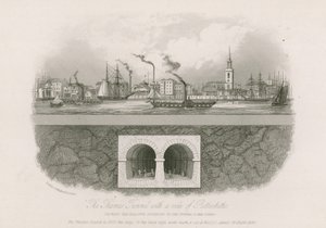 Le tunnel de la Tamise avec vue sur Rotherhithe - English School