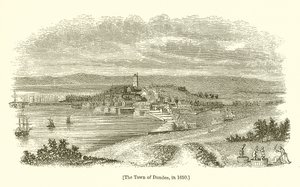 La ville de Dundee, en 1650