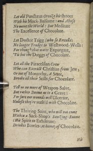 Le Traducteur, à chaque homme individuel...dans la louange due au chocolat divin, page A5v de 