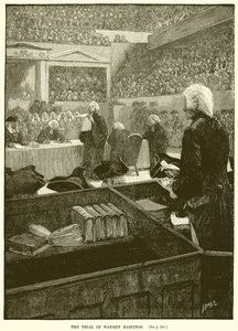 Le procès de Warren Hastings - English School