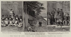 La visite du H.M.S. "Ruby" à Staten Island, Terre de Feu - English School