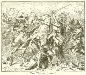 La guerre en Saxe