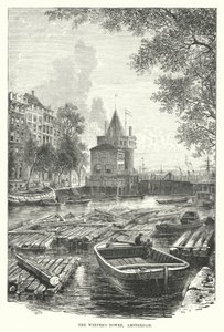 La tour des pleureuses, Amsterdam (gravure)