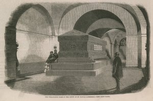 Le tombeau de Wellington dans la crypte de Saint-Paul