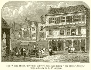 Le White Hart, Taunton, résidence de Jeffreys pendant les Assises sanglantes - English School