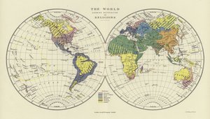 Le monde montrant la distribution des religions