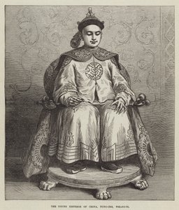 Le jeune empereur de Chine, Tung-Che, Whang-Ti - English School