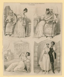 Les attitudes de Mlle Fanny Kemble en Juliette
