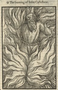 Le bûcher de John Castellane (gravure)