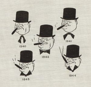 Les humeurs changeantes du Premier ministre britannique Winston Churchill au fur et à mesure de l