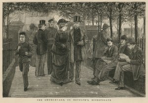 Le cimetière, St Botolphs, Bishopsgate - English School