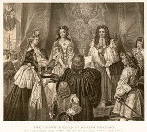 La couronne offerte à Guillaume et Marie