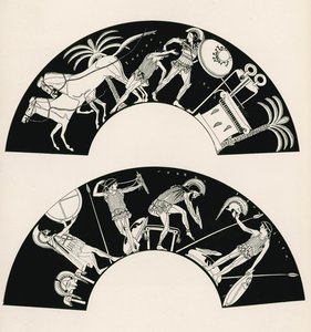 La mort de Troïlos (gravure) - English School