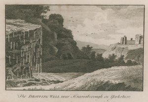 Le puits goutte à goutte près de Knaresborough dans le Yorkshire - English School