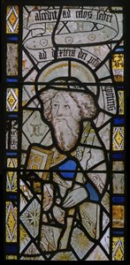 La fenêtre est représentant Saint Jacques
