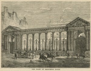 Façade de Grosvenor House, Londres - English School