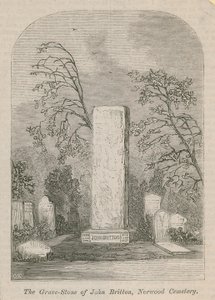 La pierre tombale de John Britton - English School