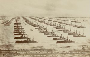 La plus grande assemblée de navires de guerre que le monde ait vue - English School