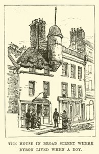 La maison de Broad Street où Byron a vécu enfant - English School