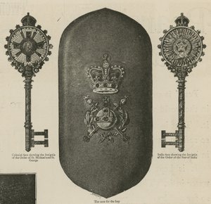 La clé utilisée par la Reine lors de l