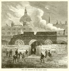 Les derniers vestiges de la prison de Fleet - English School