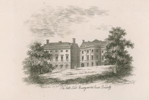 Maison du défunt Lord Barrymore, Piccadilly, Londres - English School