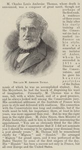 Le défunt M Ambroise Thomas (gravure)