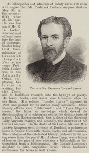 Feu M. Frederick Locker-Lampson (gravure)