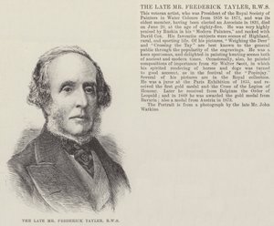 Le défunt M. Frederick Tayler, RWS - English School