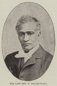 Le défunt Révérend P Rajahgopaul - English School