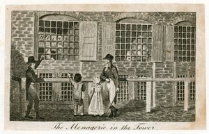 La ménagerie de la Tour de Londres vers 1820