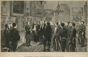 Le dîner officiel ministériel