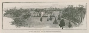 Le nouveau parc public à Highgate : vue générale des terrains, Fairseat House, Highgate