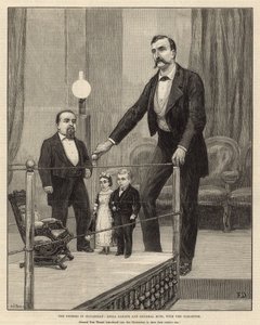 Les pygmées de Piccadilly: Lucia Zarath et General Mite avec l