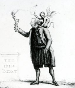 Le révérend volontaire B de D, publié par Richard Morton Paye, 1784