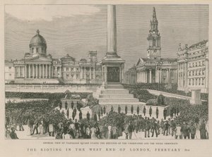 Les émeutes dans le West End de Londres