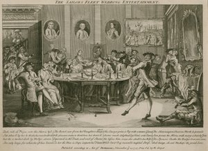Le divertissement du mariage de la flotte des marins - English School