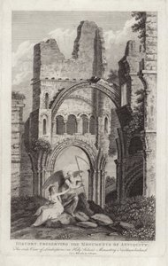 Vue latérale de Lindisfarne