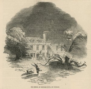 La tempête à Kentish Town mardi