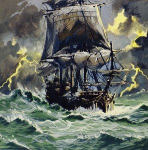 Le voyage orageux a inspiré Le Vaisseau fantôme de Wagner - English School