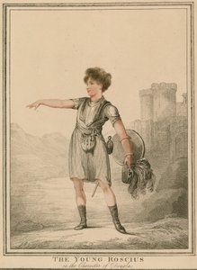Le jeune Roscius dans le rôle de Douglas - English School