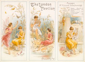 Programme de théâtre, Le Pavillon de Londres, Piccadilly - English School