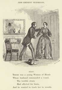 Il y avait une jeune femme de Hessle (gravure) - English School