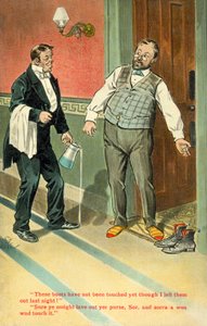 Ces bottes (lithographie en couleur) - English School