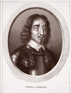 Thomas Fairfax, attribué à Delaporte, gravé par de Ducarme - English School