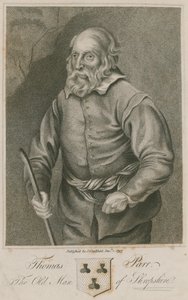 Thomas Parr, le vieil homme du Shropshire - English School