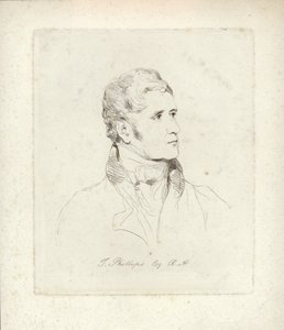 Thomas Phillips, gravure par Mary Dawson Turner