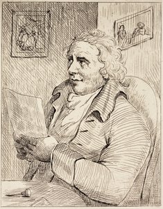 Thomas Rowlandson, caricaturiste anglais (gravure)