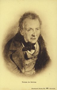 Thomas de Quincey (1785-1859), essayiste anglais (lithographie)